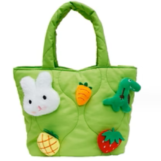 Cute Kawaii Handbags with Attached Soft Toys