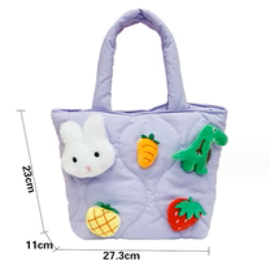 Cute Kawaii Handbags with Attached Soft Toys