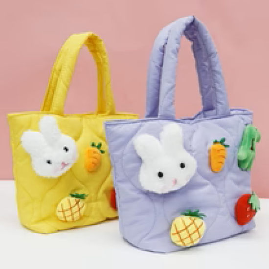 Cute Kawaii Handbags with Attached Soft Toys