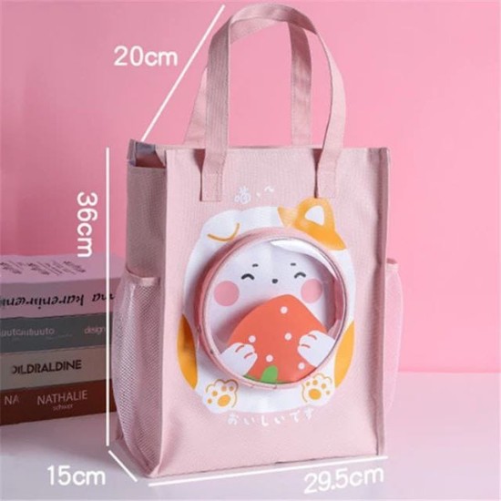 Cute Hand Carry Children's Tutorial Bag Super Large Capacity 