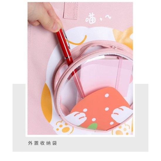 Cute Hand Carry Children's Tutorial Bag Super Large Capacity 