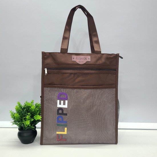 Versatile and Stylish Multipurpose Bag with Transparent Front Pockets - Perfect for Kids and Adults