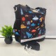 Premium Quality Space Theme Multipurpose Large Capacity Shoulder Bag