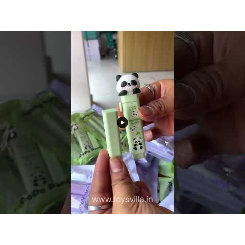 Cute Panda Push-Pull Eraser  