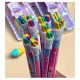 Sweet time wooden Pencil and Eraser combo 12pcs set